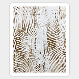 Zebra Mudcloth Earthy Pattern Sticker